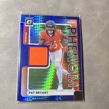 Panini 2025 Donruss Optic Rookie Phenom Jerseys Prizm Pat Bryant Broncos NFL