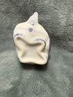 Blue and White Ceramic Elephant Figurine Decorative Collectible — photo 6