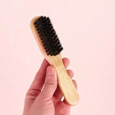 Boar Bristle Hair Brush Unisex Barber Styling Brush for Thick & Fine Hair