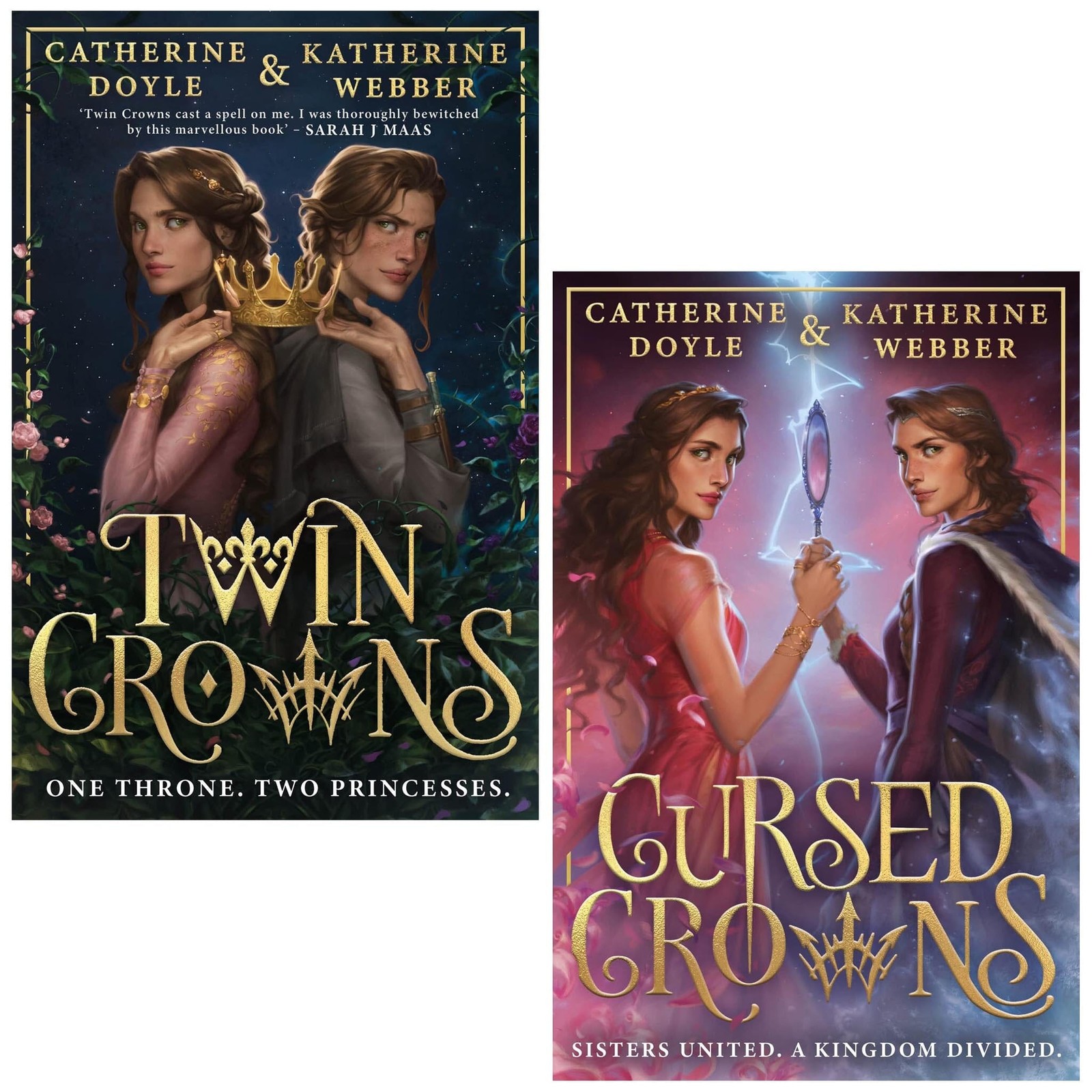 Twin Crowns Series By Katherine Webber and Catherine Doyle 2 Books - Ages 13+ - Image 2