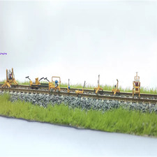 Ho1/87 Railway Maintenance Track Inspection Train Diorama Layout Equipment Model