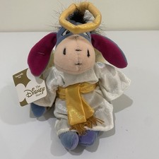 Disney Bean Bag Plush Choir Angel Eeyore 2000 Winnie the Pooh 9 inch Mini