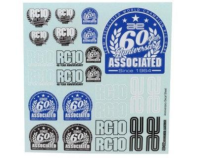 Team Associated Anniversary Aufkleber ASC97151 Team Associated RC10, Team ...