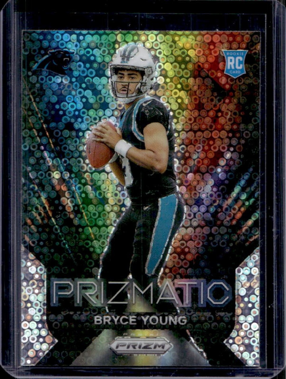 2023 Prizm Bryce Young Prizmatic RC No Huddle Rookie #4 Panthers