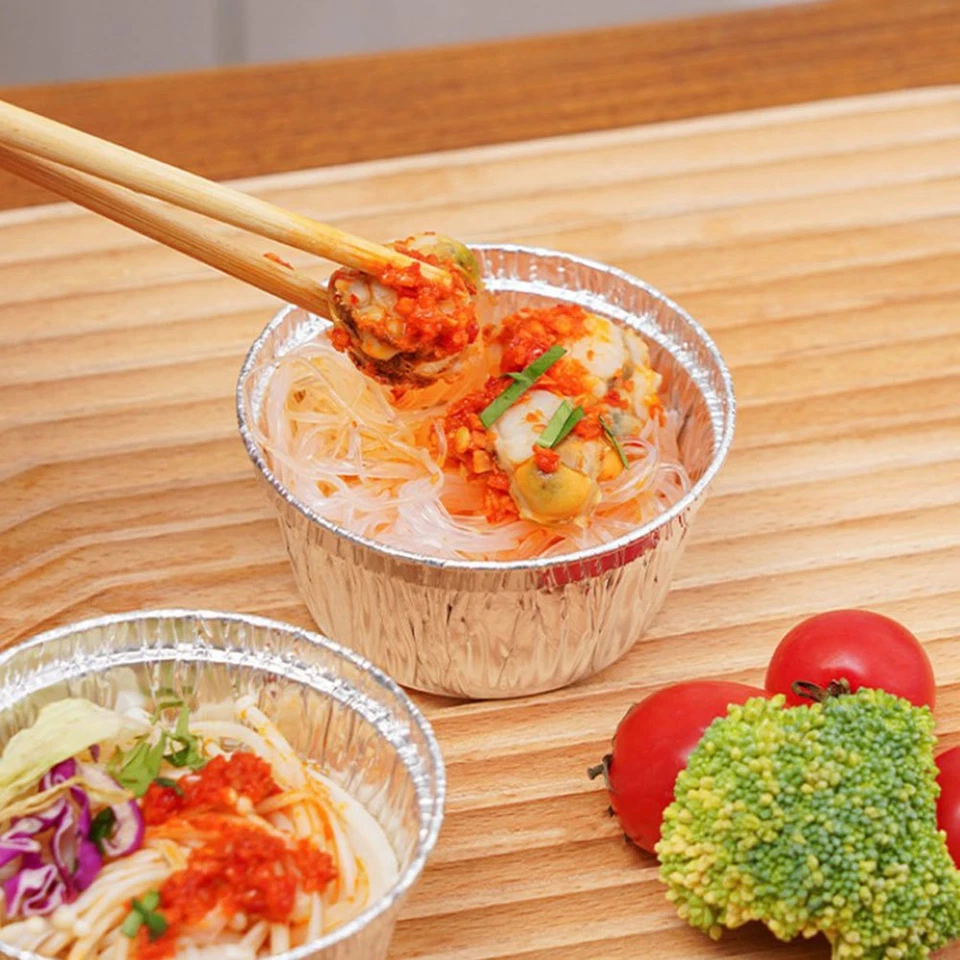 120 Stück Alufolie Backformen Cupcake Backformen Eier Tarte Backformen Cupcake - Bild 4 von 4