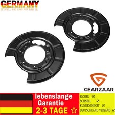 2x DECKBLECH BREMSSCHEIBE HINTEN FÜR MERCEDES BENZ VIANO VITO W639