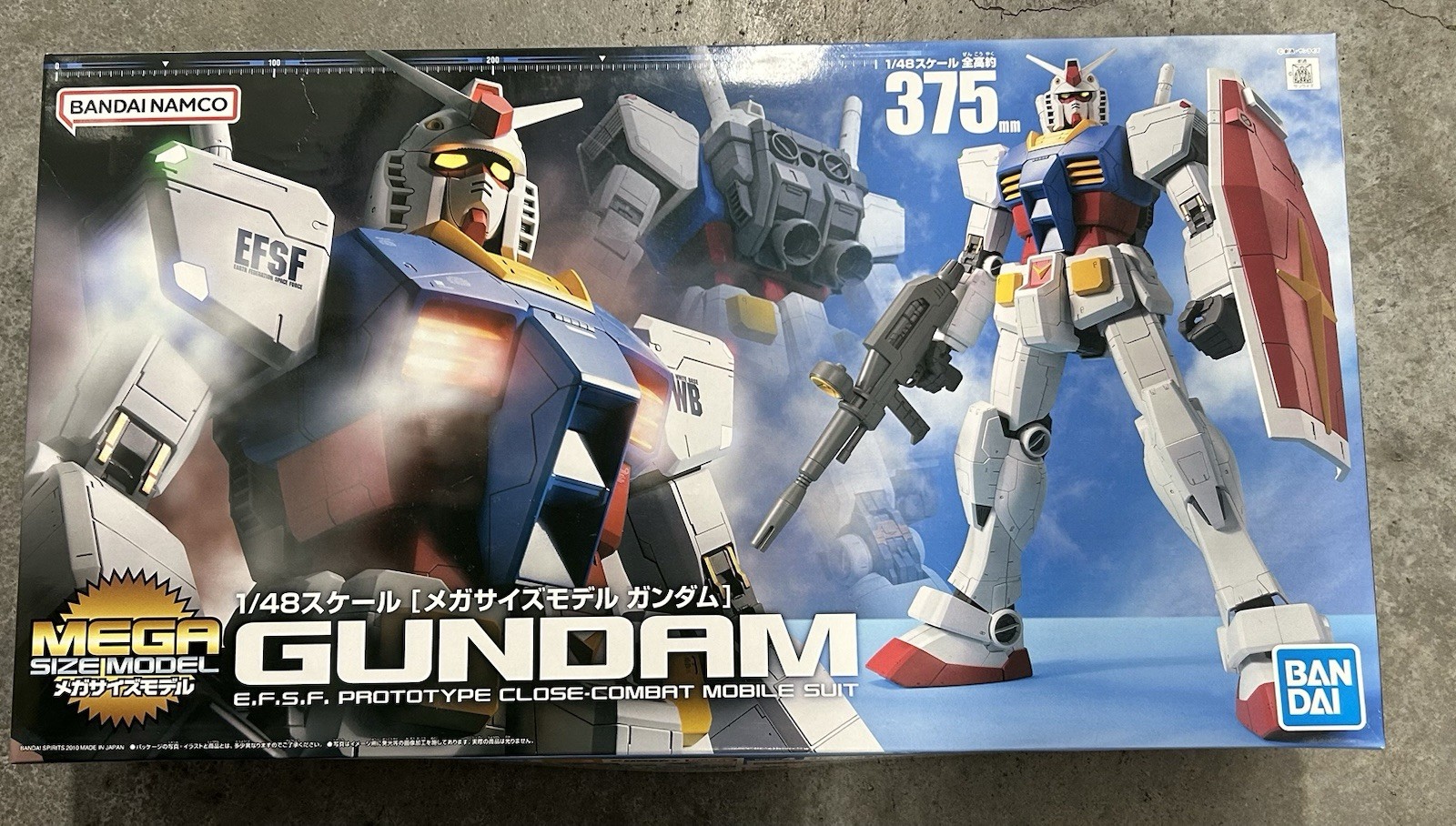 Bandai Mega Size Model 1/48 Scale RX-78-2 Gundam Plastic Mod