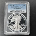 2015-W  $1  PROOF AMERICAN SILVER EAGLE (ASE/SAE) PCGS PR70 DCAM  #3327938