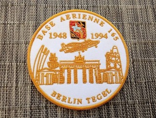 Insigne Tissu Écusson Base Aérienne 165 BERLIN TEGEL 1948 1994