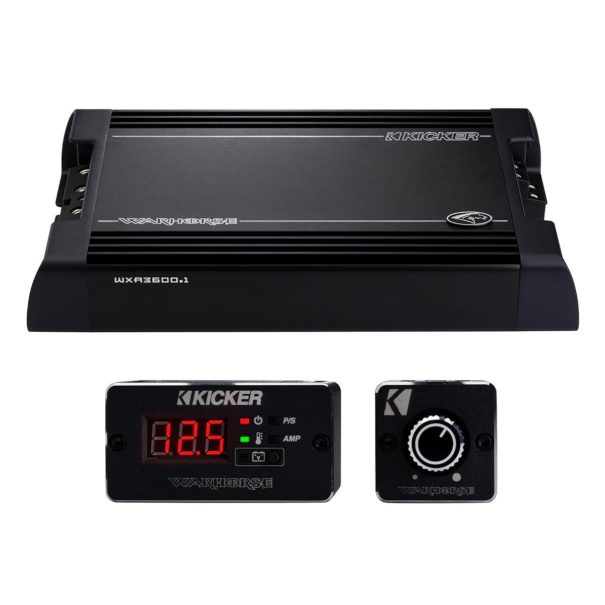 Усилитель для сабвуфера Kicker Warhorse WXA36001 Mono класса D 159290₽