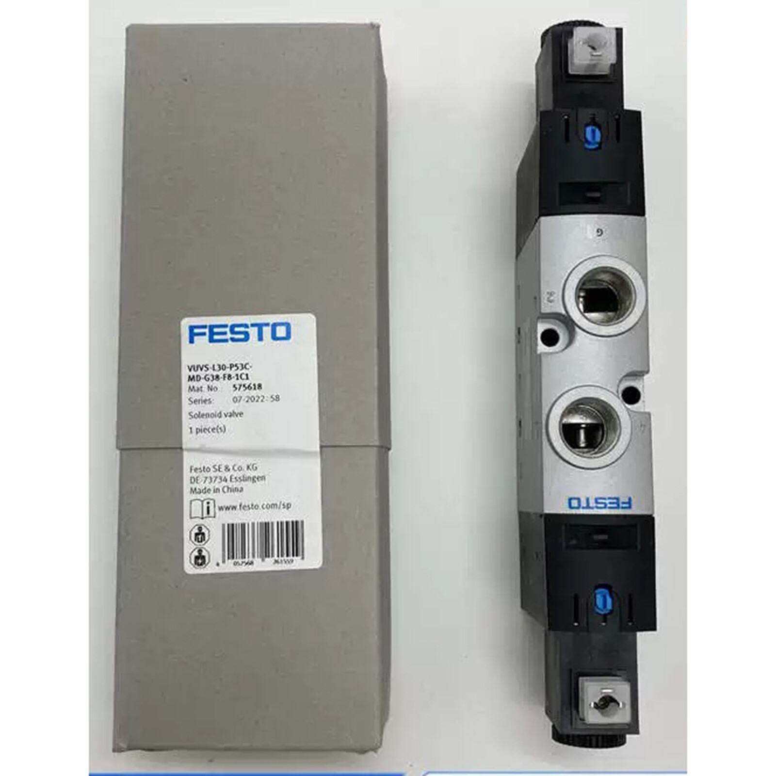 1PCS NEW FESTO VUVS-L30-P53C-MD-G38-F8-1C1 575618 valve Fast delivery