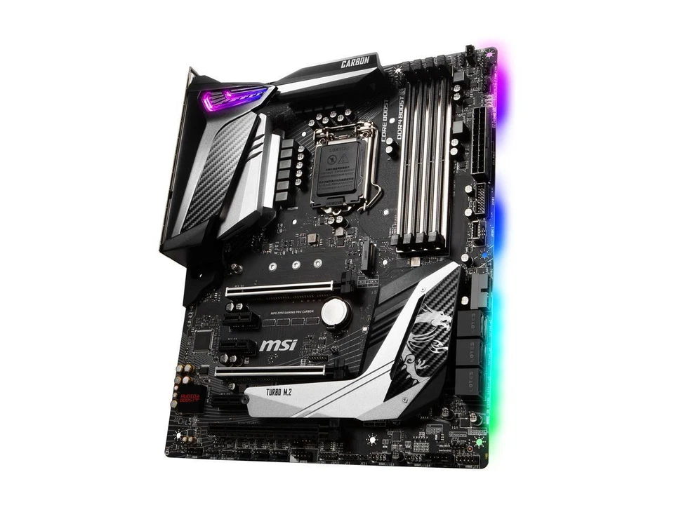 MSI MPG Z390 GAMING PRO CARBON LGA 1151 DDR4 HDMI/ DP ATX Motherboard - Image 3 of 4