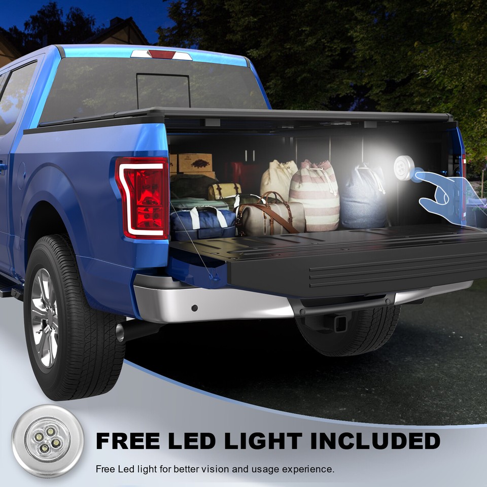 6.5FT Bed TRIFold Fiberglass Truck Tonneau Cover For 20162024 Nissan