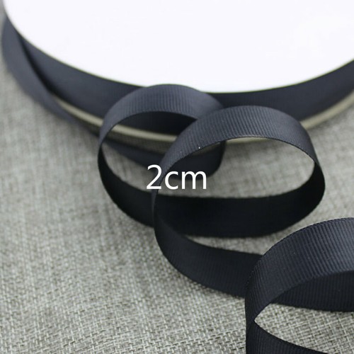 1-5cm Thread Bias Binding Tape Sewing Edging Ribbon Trim Craft 100Yard DIY Black - Picture 7 of 18