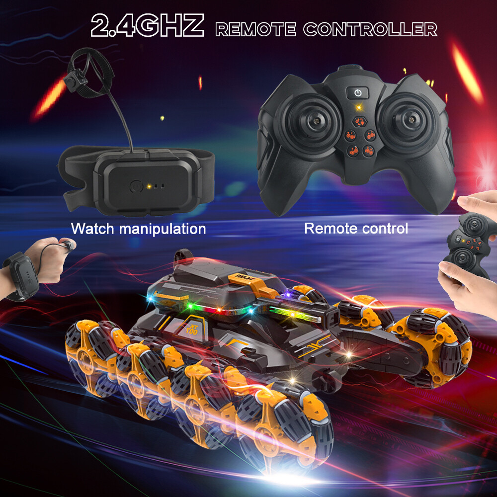 360&deg; 8WD / 6WD Hand Gesture Sensing RC Stunt Car Off-Road Remote Control Car Toy