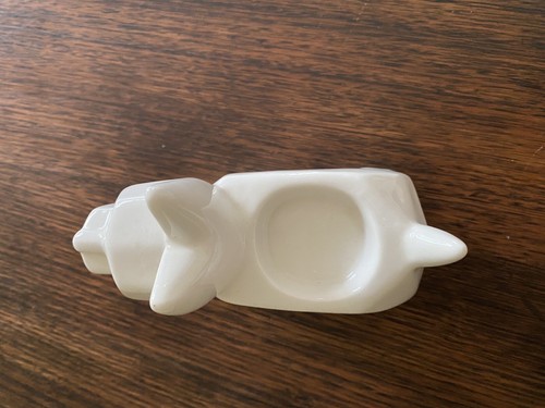 White Ceramic Dog Tea Light Holder - Picture 6 of 12
