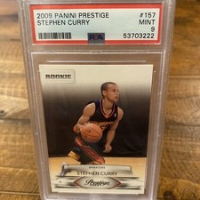 2009 Stephen Curry Prestige #157 PSA9