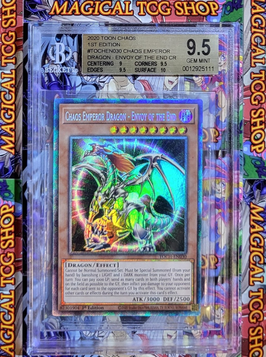 chaos tcg 一騎当千　趙雲子龍　rrr Yugioh Chaos Emperor Dragon TOCH-EN030 1st Edition Collector's