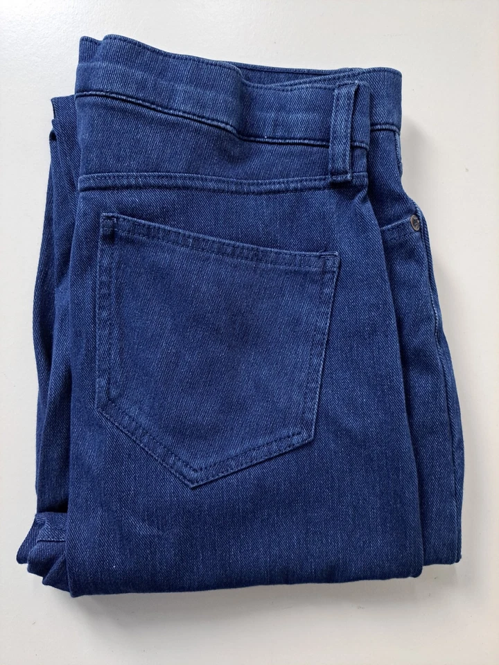 ex LANDS' END x-stretch straight leg high rise jean with fully elasticated waist - Image 3 of 4