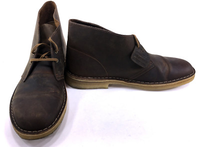 Clarks Boots Ankle Desert Beeswax Chocolate Brown Shoes Size 10