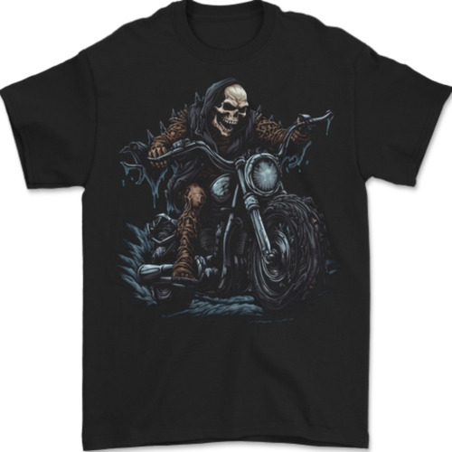 T-shirt REAPER Here For The Beer Orange Taille L – Graphique Et Original