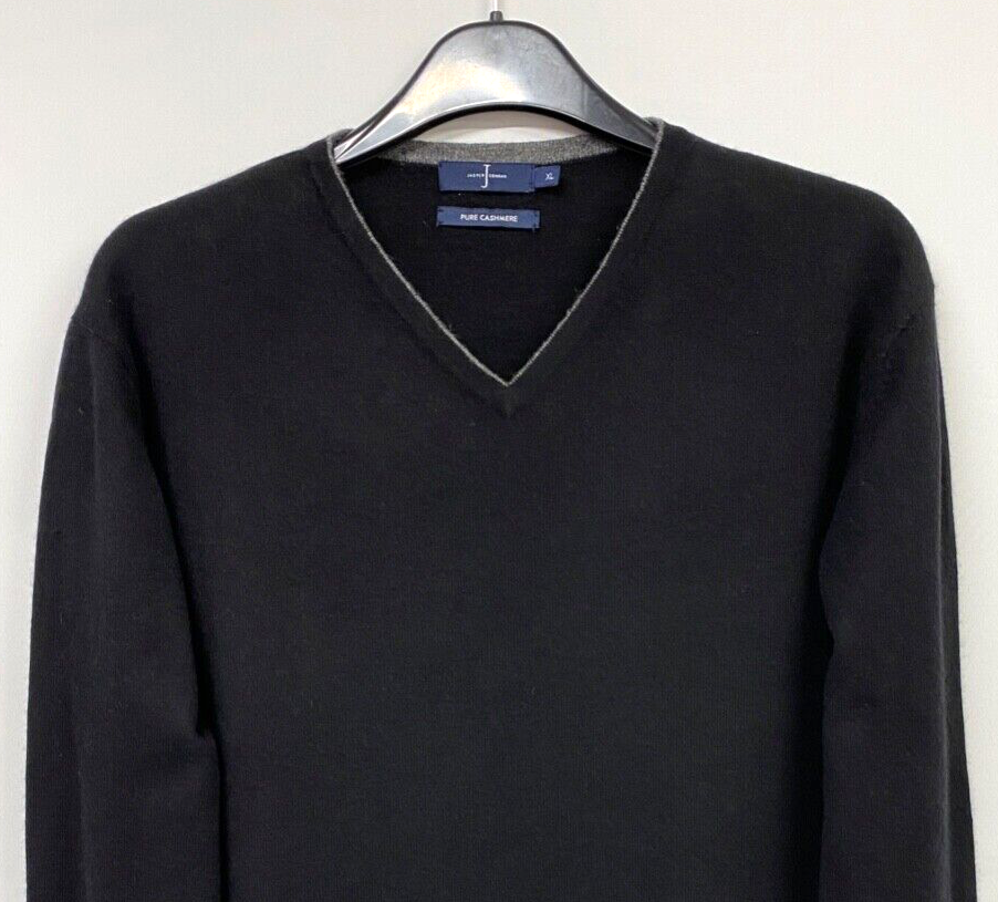 JASPER CONRAN 100 PURE CASHMERE MENS JUMPER SWEATER XL BLACK 444 eBay