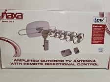 Naxa NAA-351 AMPLIFIED OUTDOOR TV ANTENNA W/ REMOTE DIRECTIONAL CONTROL HDTV NIB