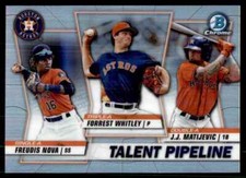 2020 Bowman Talent Pipeline Freudis Nova/Forrest Whitley/J.J. Matijevic #TP-HOU