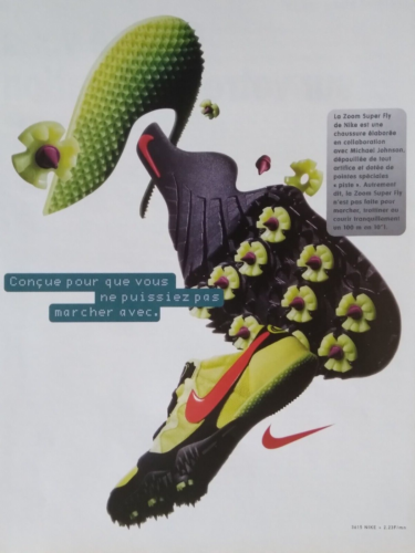 Annonce imprimée Nike Vintage Chaussures ! "Chaussures de sport pour le Joueur Football" - Photo 1/1