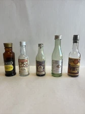 Lot of Vintage Mini Liquor Bottles - Variety of Brands
