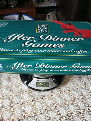 Englisches Brettspiel ''After dinner games Host your own''