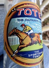 Vintage Beer &ldquo;Horse Racing&rdquo; Colored Litho Paper Label &ldquo;TOTE&rdquo; Your Fav. Wins
