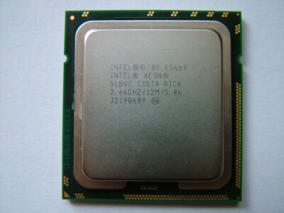 Intel Xeon E5640 / 2,66 GHz  /12M / 5,86 GT/s Quad Core Prozessor