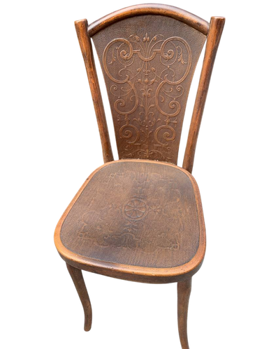 Gruppo di 4 originali sedie Thonet Vienna inizi del XX secolo - Foto 4 di 9