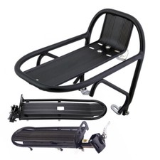 Bike Cargo Rack Front Luggage Bracket Bicycle Rear Goods Carrier Pannie Black