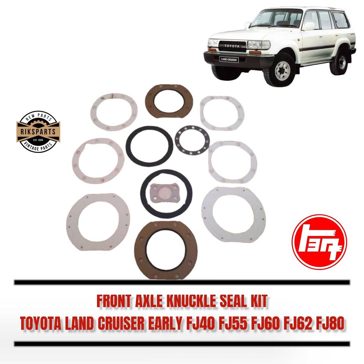 For Toyota Land Cruiser Fj40 55 Fj60 Fj62 Fj80 76-90 Front Axle