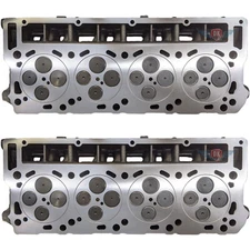 NEW O'RINGED COMPLETE FORD 6.0 20MM TURBO DIESEL TRUCK CYLINDER HEADS PAIR 06-07