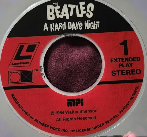 The Beatles - A Hard Day's Night - Extended Play - Laser Videodisc - Used - Picture 3 of 4