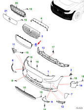 JAGUAR I-PACE X590 Radiator Grille Surround T4A18492 NEW GENUINE
