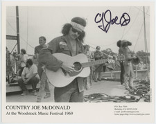 Country Joe McDonald Autographed Signed 8x10 Photo AMCo COA 23699