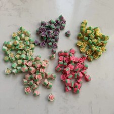 Wholesale 50pcs/Lot 10mm Mixed Polymer Fimo Clay Flower Jewellery Spacer beads