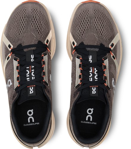 NEW Men's On Running Brand Black/Orange Fade Cloud Cloudeclipse OC 2024 Shoes - Picture 4 of 6