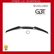 FOR BMW 4 SERIES F32 - GLOSS BLACK M4 STYLE REAR BOOT SPOILER COUPE 2014-2020 UK