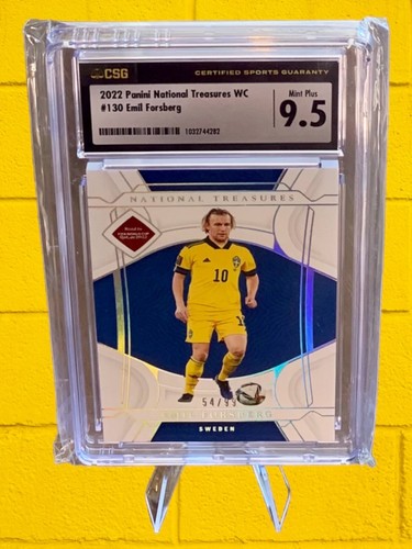 2022 Emil Forsberg #130 Panini World Cup Soccer Card CSG 9.5 - Picture 2 of 3