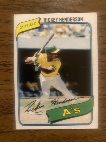 1980 Topps - #482 Rickey Henderson (RC) VG-EX