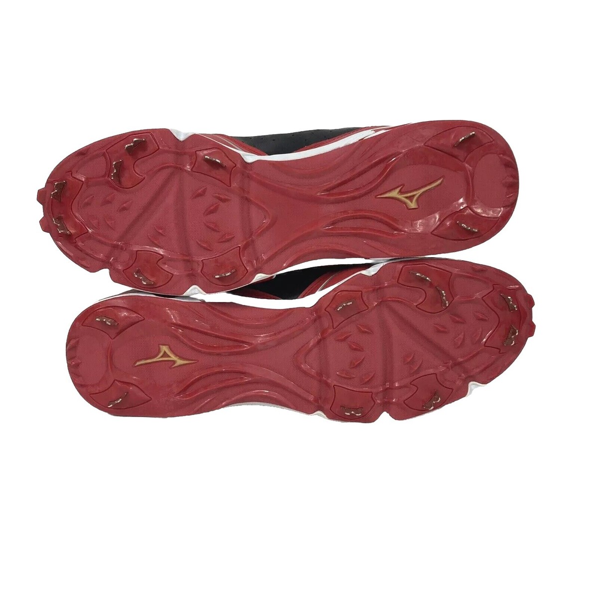 Mizuno 9-Spike Advanced Classic 7 Baseball Cleat-Red & Black 