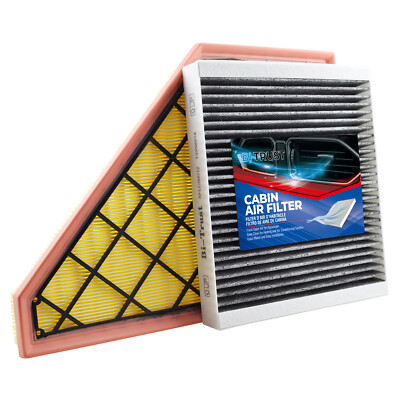 Engine and Cabin Air Filter Kit for Buick, Cadillac, Chevrolet, GMC