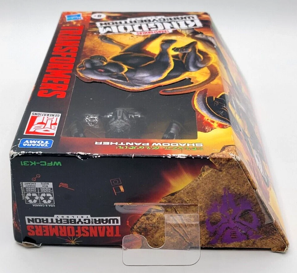 FIGURA DE ACCIÓN SHADOW PANTHER TRANSFORMERS KINGDOM NUEVA FIGURA DE WAR FOR CYBERTRON Foto 4 de 4