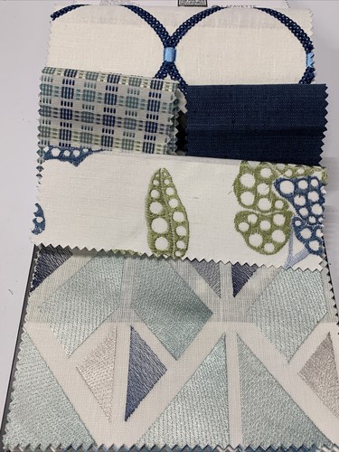 LaFayette Select Masterpieces: Blue Fusion 2199 Fabric Sample Book Patterns Bird - Picture 9 of 12