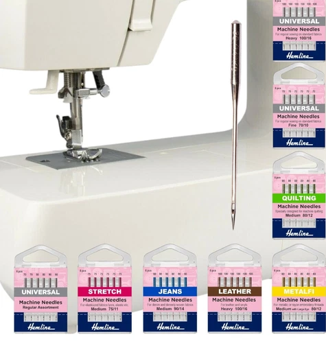 Sewing Machine Needles UNIVERSAL Hemline High Quality - Fits most machines